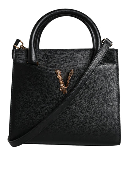 Versace Virtus Top Handle Leather Bag