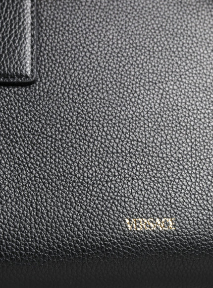 Versace Virtus Top Handle Leather Bag