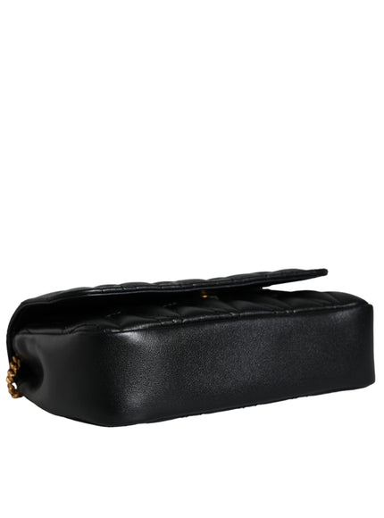 Versace Black Mini Nappa Leather Crossbody Bag