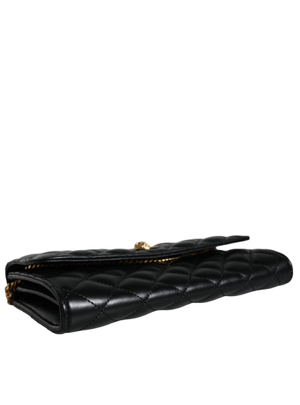 Versace La Medusa Quilted Leather Shoulder Bag