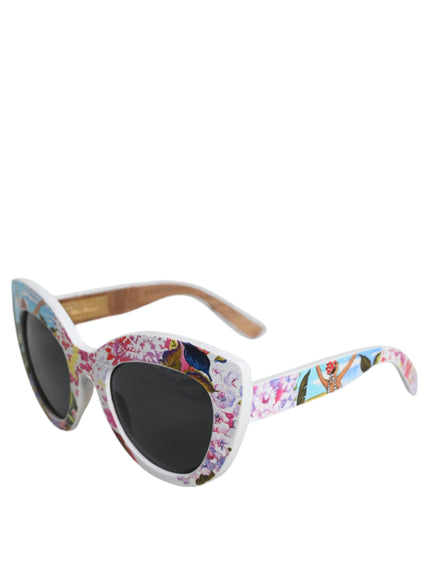 Dolce & Gabbana Multicolor Wood Crystal Sunglasses