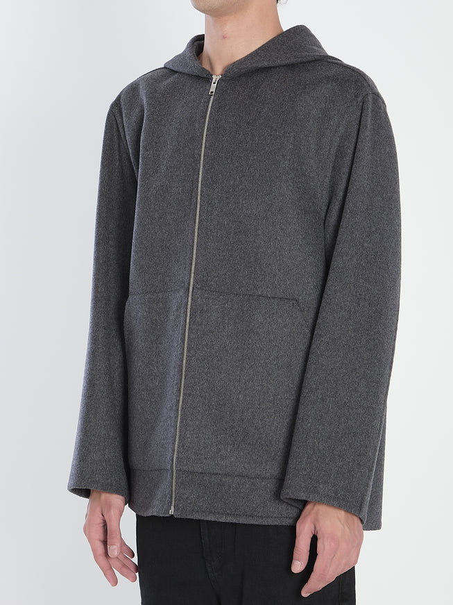Bottega Veneta Hooded Wool Blouson