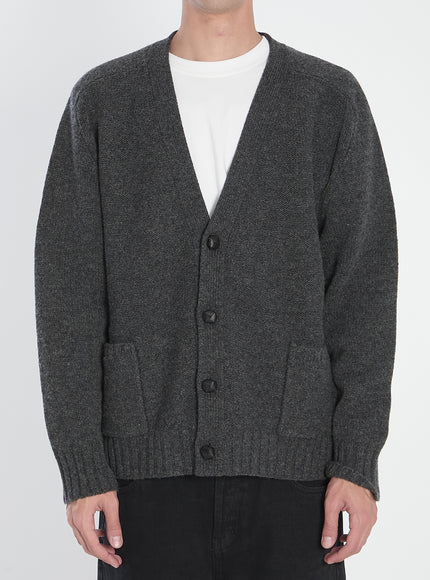Bottega Veneta Wool Cardigan Grey