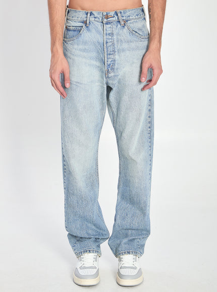 Celine Kurt Denim Pants Light Blue