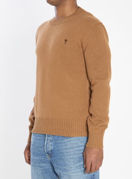 Ami Paris Ami De Coeur Crew Neck Sweater
