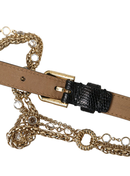 a belt with a chain attached to it