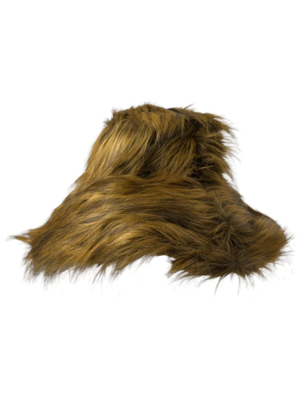 a furry animal's head on a white background