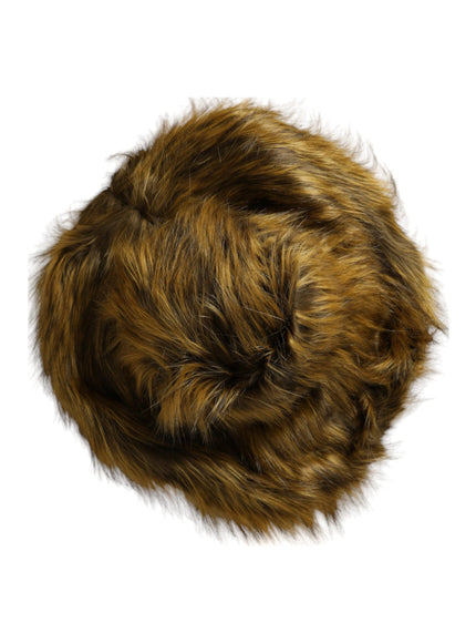 a close up of a fur ball on a white background