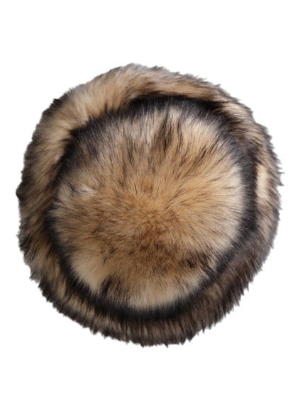 a close up of a fur ball on a white background