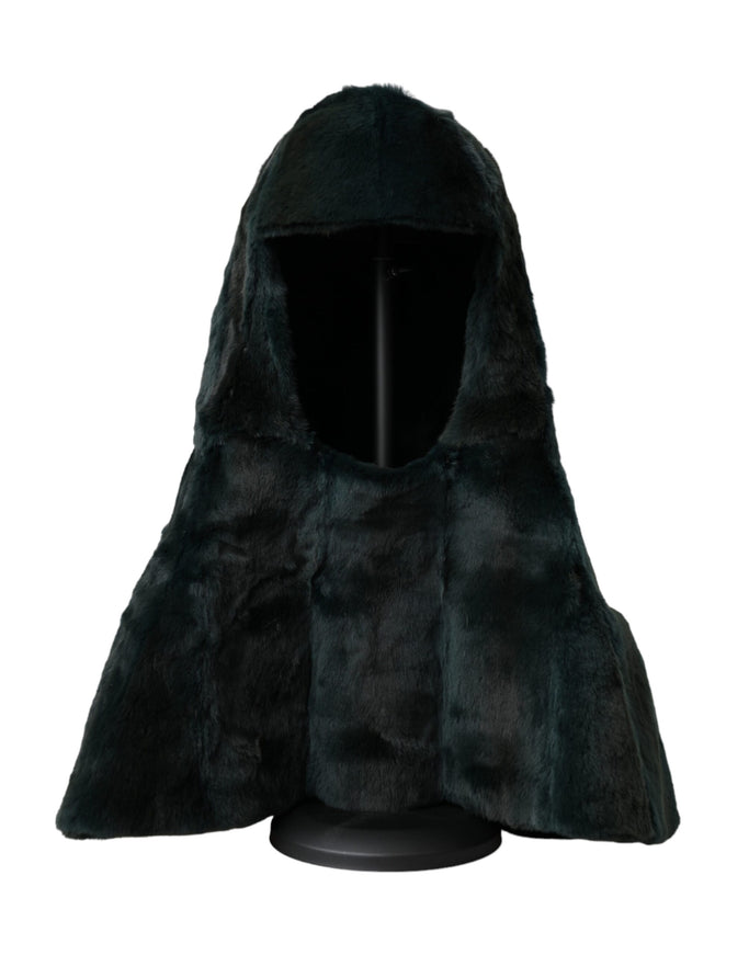 a black hooded jacket with a hood on top of it