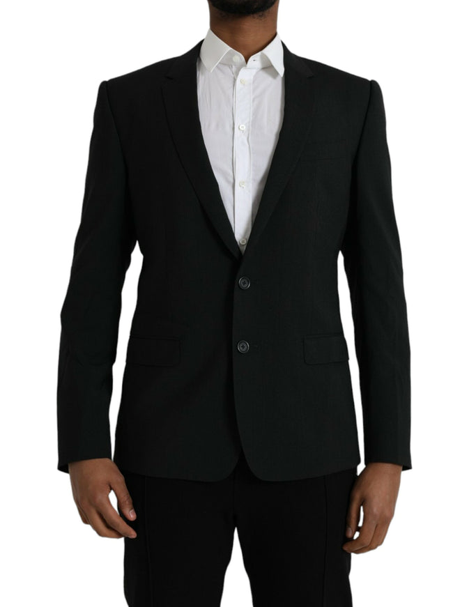 Dolce & Gabbana black blazer front view