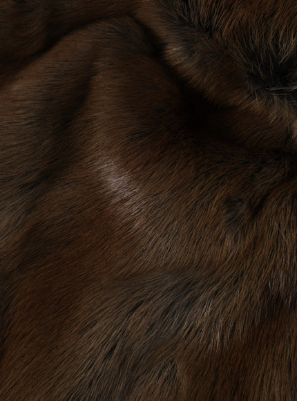 a close up of a brown fur texture