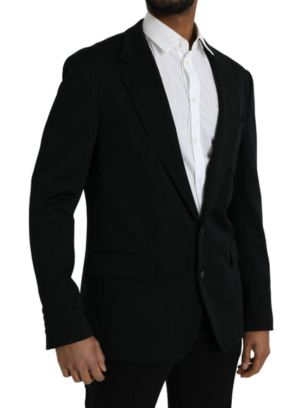 Dolce & Gabbana black wool blazer side view