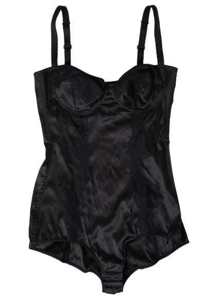 a women's black lingerie with straps