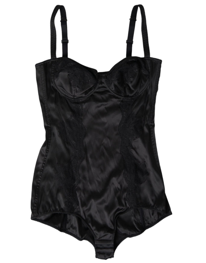 a women's black lingerie with straps