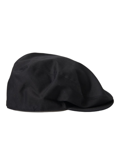 a black hat on a white background