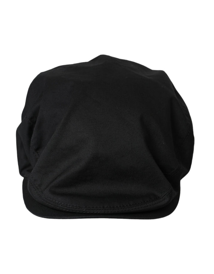 a black hat on a white background