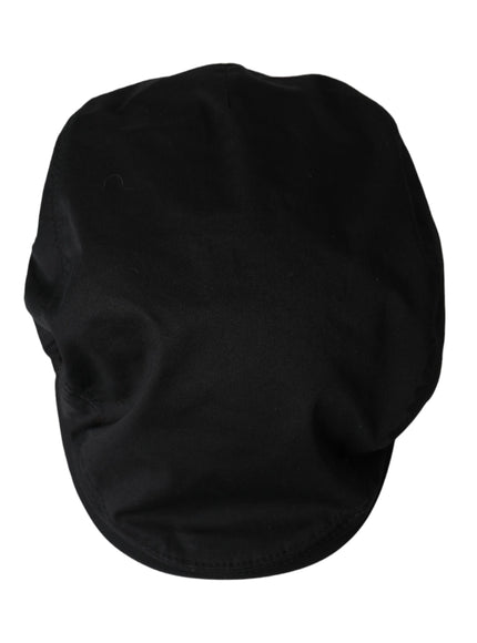 a black hat on a white background