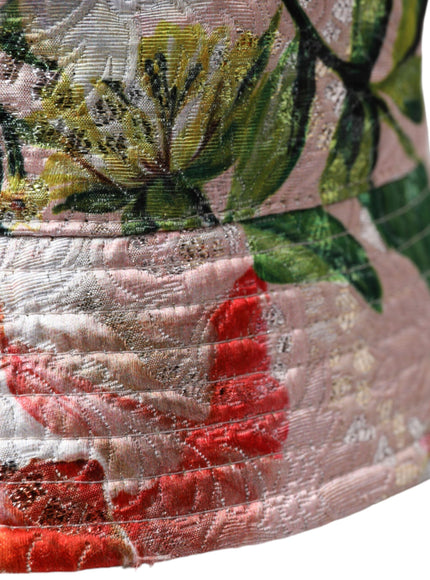 a close up of a dress with flowers on it