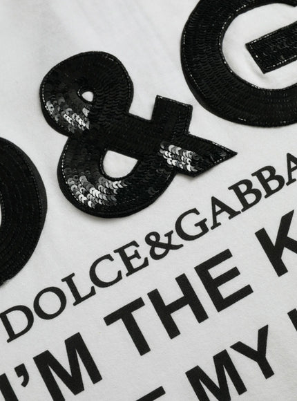 a t - shirt with the words dolce & gabbaa i'm