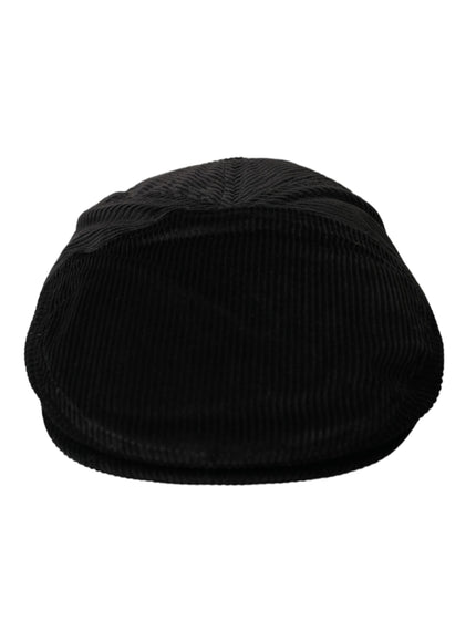 a black hat on a white background