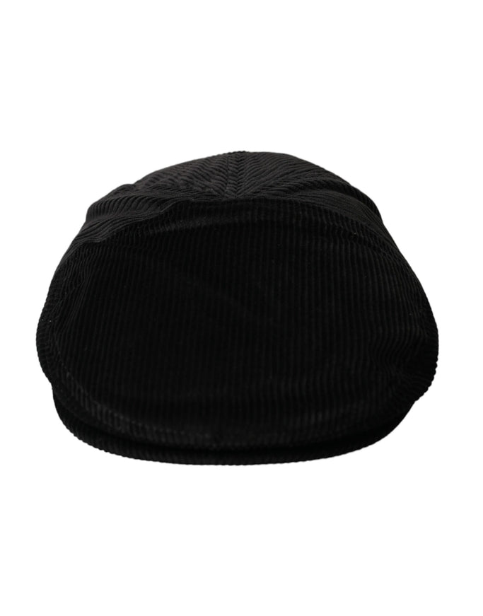 a black hat on a white background