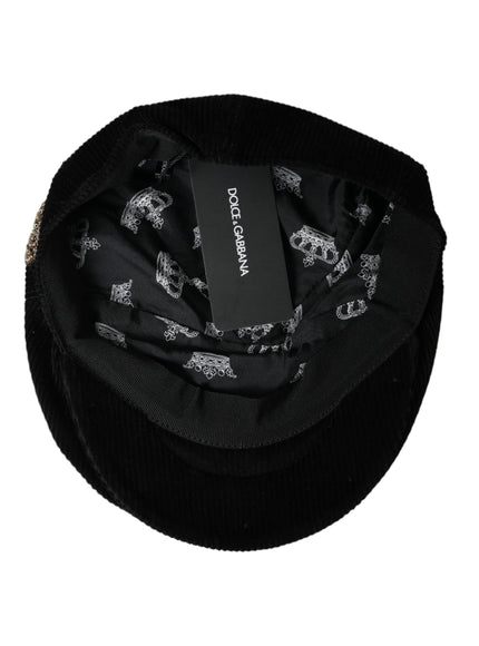 a black hat with skulls and skulls on it