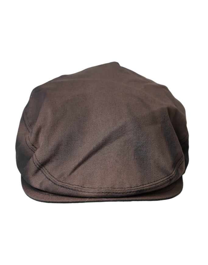 a brown hat on a white background