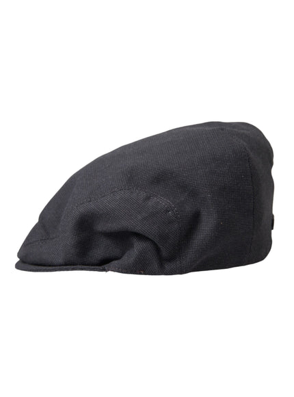 a black hat on a white background