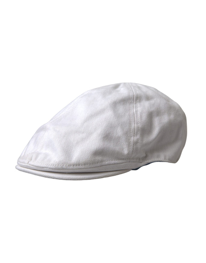 a white hat is shown on a white background