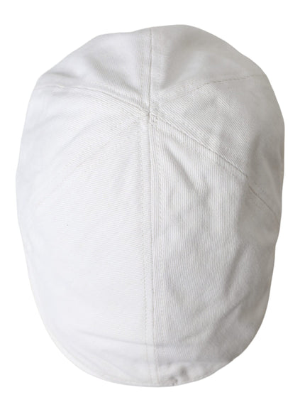 a white hat is shown on a white background