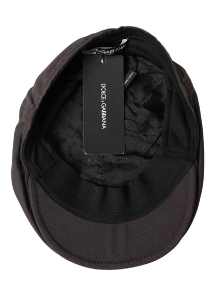 a black hat with a tag on it