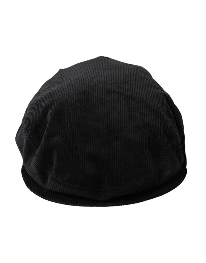 a black hat on a white background