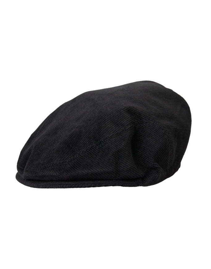 a black hat on a white background