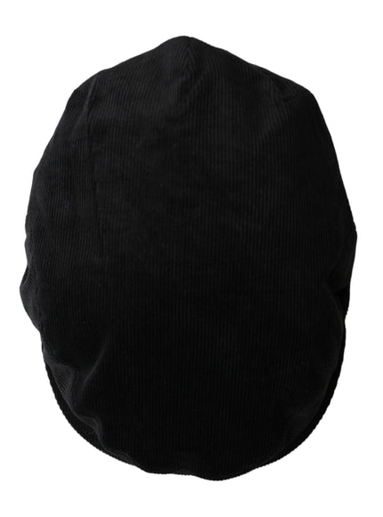 a black hat on a white background