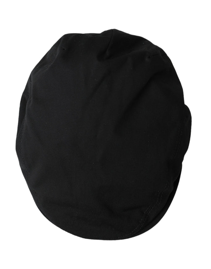 a black hat on a white background