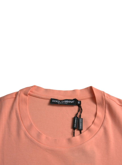 Dolce & Gabbana coral T-shirt neckline with tags