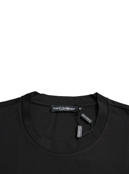 Dolce & Gabbana black T-shirt neckline with tags