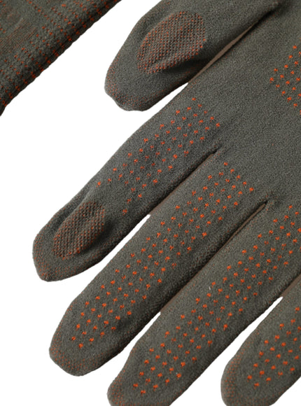 a close up of a pair of gloves on a white background