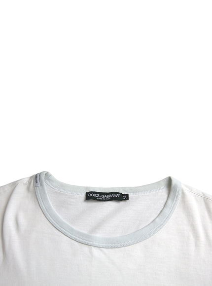 a white t - shirt with a black logo on the chest