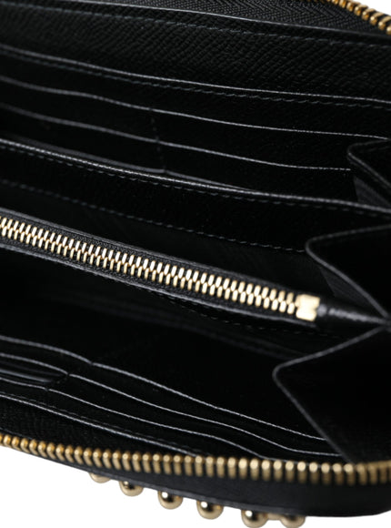 a close up of a wallet with zippers