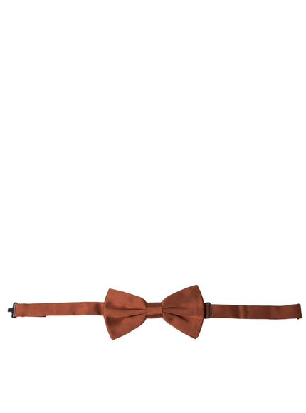 a brown bow tie on a white background