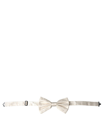 a white bow tie on a white background