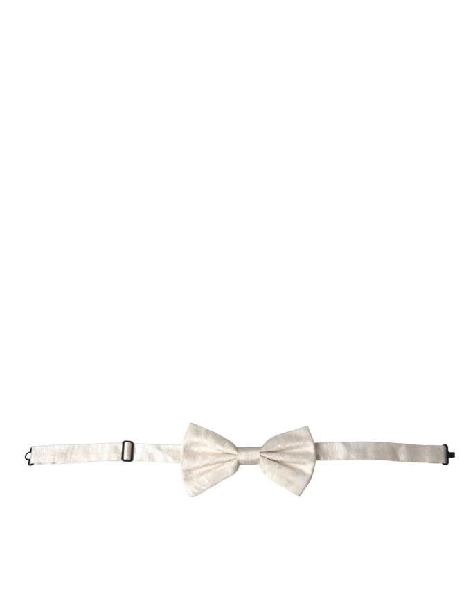 a white bow tie on a white background