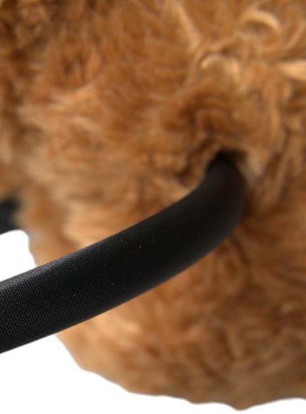 Detail of headband attachment on teddy bear