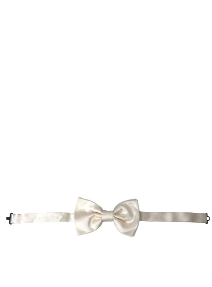 a white bow tie on a white background