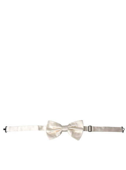 a white bow tie on a white background