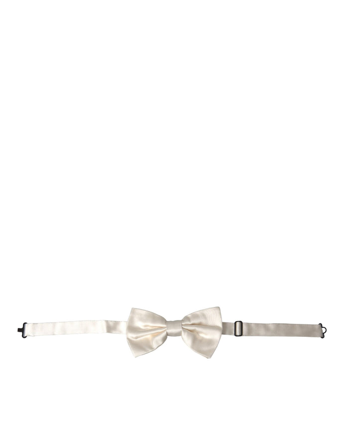 a white bow tie on a white background