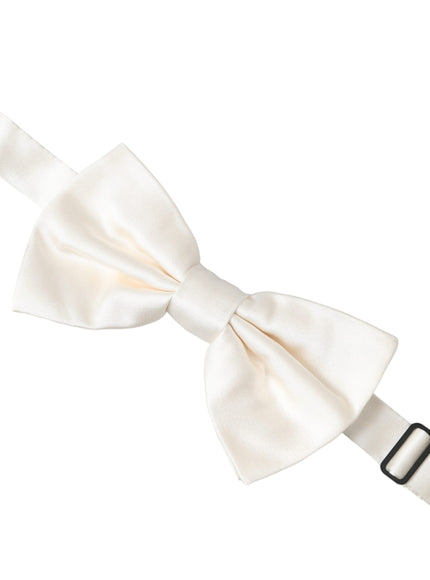 a white bow tie on a white background