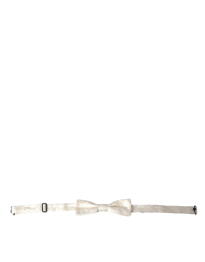 a white bow tie on a white background